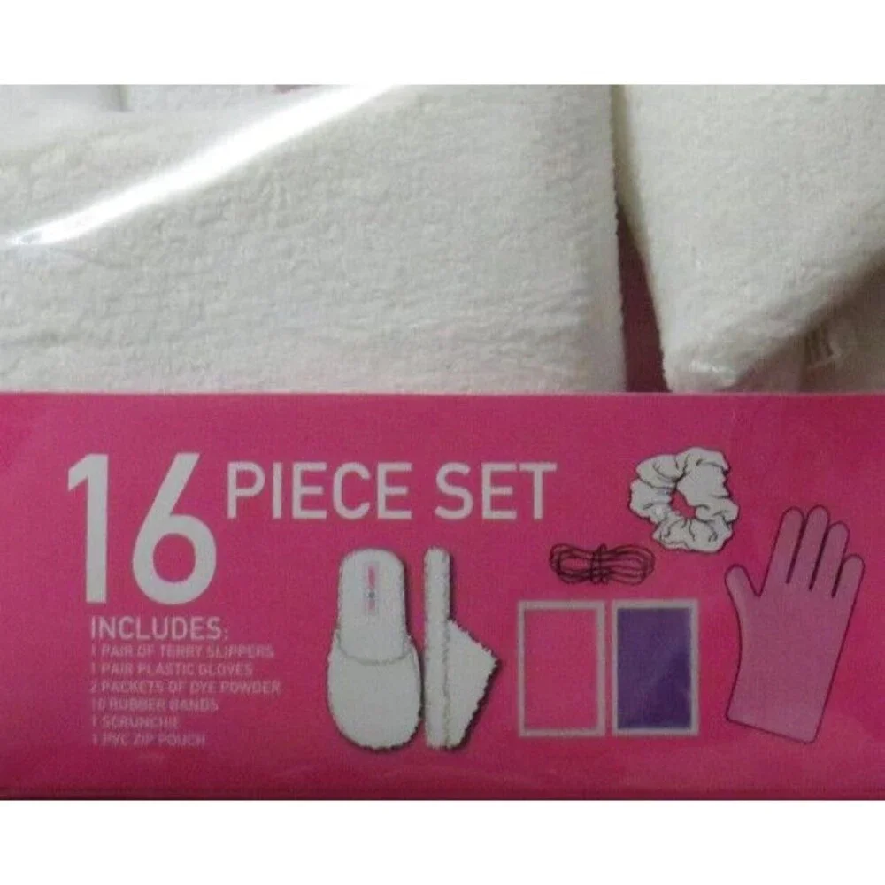 Limited Too Girls Slipper Tie Dye Kit For Shoe Sizes 11/12-2/3